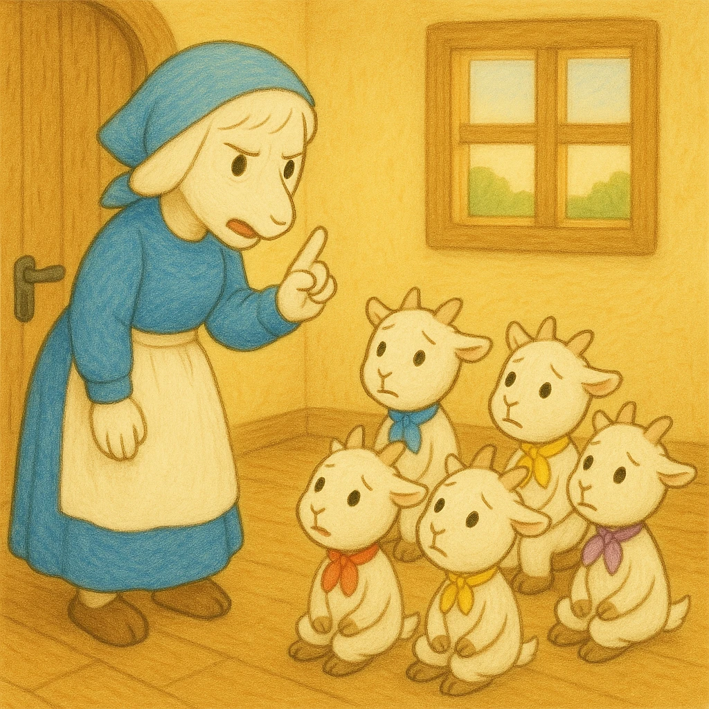 おかあさんの注意